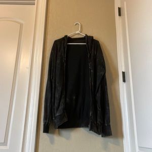 Charcoal smoky colored jacket